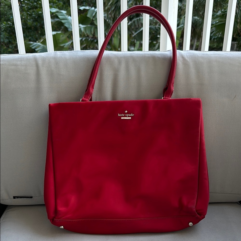 Kate Spade Red Tote Bag